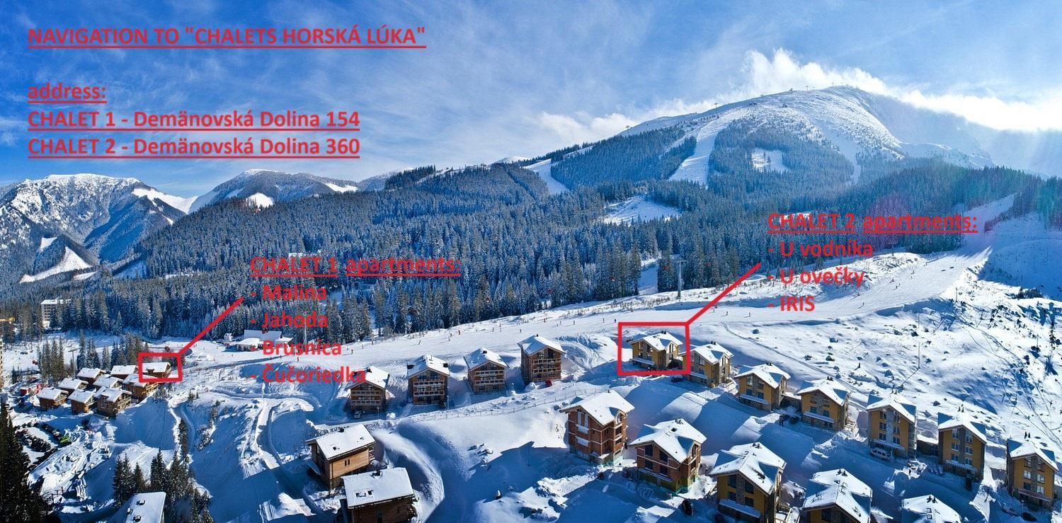 Chalety Horska Luka Jasna Demänovská Dolina Eksteriør bilde